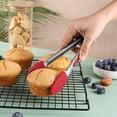 thumbnail image 3 of XZNGL Tongs for Cooking with Silicone Tips Kitchen Tongs,Silicone Tongs for Cooking ,Stainless Steel Nonstick Kitchen Clips for Bbq, Cooking, Food Delivery Kitchen Tongs with Silicone Tips, 3 of 3