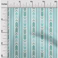 thumbnail image 1 of oneOone Cotton Flex Fabric Arrow & Stripe Geometric Print Sewing Fabric BTY 40 Inch Wide, 1 of 4