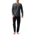 thumbnail image 1 of Haut et Bas de Pyjama de Détente en Jersey de Coton pour Homme, Ensemble de Pyjama à Manches Longues, 1 of 4