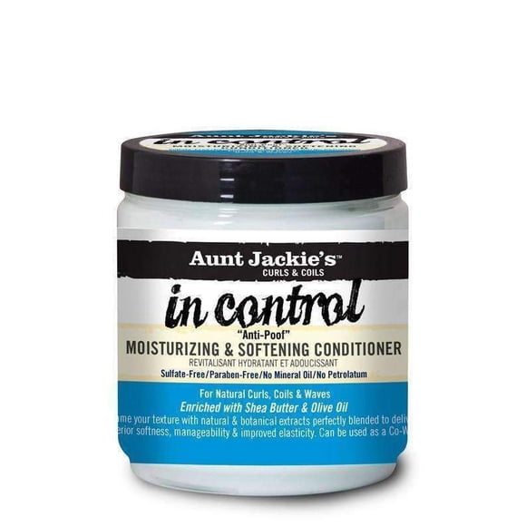 Aunt Jackie's Curls & Coils "In Control" Anti-Poof Moisturizing & Softening Conditioner