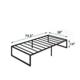 thumbnail image 3 of Zinus Lorelai 14 inch Metal Platform Bed Frame, 3 of 5
