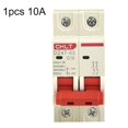 thumbnail image 1 of DC Circuit Breaker 500V 2 Pole Double MCB Solar PV 10 16 20 32 40 63 Amp, 1 of 10