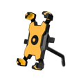 thumbnail image 1 of U-847 Yellow Bike Motorcycle Phone Mount Mirror Version With Non Slip Pads Secure Stable Grip For Navigation Usb Charging Port Unobstructed Volume Keys Access, 1 of 6