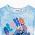 thumbnail image 4 of Disney Stitch Assorti pour la Famille NaiaTM Imprimé Floral de Personnages Bleu Ciel Teinture sur Nœuds Sans Manches Robe/combinaison/t-Shirt, 4 of 5
