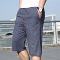 thumbnail image 2 of Diufon Men's Athletic Shorts Drawstring Waisted Outdoor Sport Shorts Spring Summer Hiking Shorts with Pockets, 2 of 7