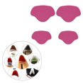 thumbnail image 1 of mmirethe Semelles Souples Talon Talon pour Talons Hauts Support Talon Réparation Bâton rose Rouge 5Set, 1 of 6