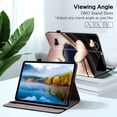 thumbnail image 3 of XYX Case for Samsung Galaxy Tab S10 Plus/S9 FE Plus/S9 Plus 12.4 inch, Colorful Pattern PU Leather Stand Cover, Heart, 3 of 6