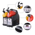 thumbnail image 4 of 2 Tank Electric Automatic Slush Make Machine Soft Ice Slush Sand Ice Tea Juice Making Machine 2.5L*2, 4 of 5
