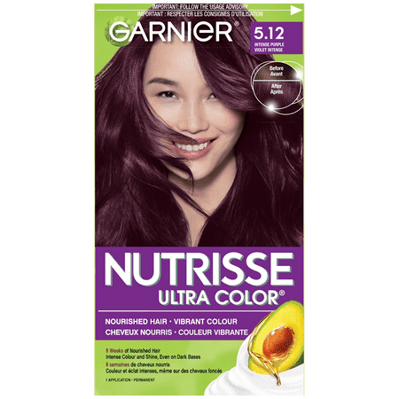 Garnier Nutrisse Ultra Color, Permanent Hair Dye, Intense Purple 1 ea