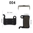 thumbnail image 1 of Bicycle Bike Disc Brake Pads Semi-metal Latch Resin Cycling Accessories, 1 of 11