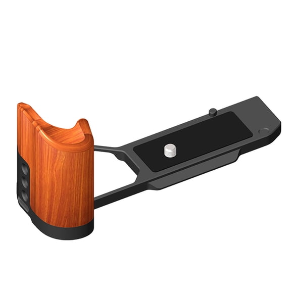 Camera Plate For Nikon ZF Camera Plate L-Shape Camera Wooden Grip Stabiliser Vertical Shooting Bracket
