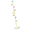 thumbnail image 2 of Coat Rack, Metal Stand Hanger Rack with 7 Hooks, Round Mushroom Head, Small Area for Bedroom, Houseware, Closet, 2 of 8
