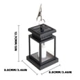 thumbnail image 3 of Meitianfacai Retro Outdoor Garden Decoration Hanging Lantern Portable LED Solar Lantern, 3 of 9