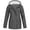 Gray#rain jacket waterproof women, variant on FAVIPT Plus Size Coat for Women Long Sleeve Plain Drawstring Jackets Full Zip Waterproof Sunprotect Raincoats with Hoodies 2025 Red,L
