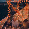 thumbnail image 2 of WLOELOEW Thanksgiving Red Maple Leaf Led String Lights Usb Powered 6 Meters 40 Lights Plastic Autumn Festival String Light For Indoor Outdoor G, 2 of 9