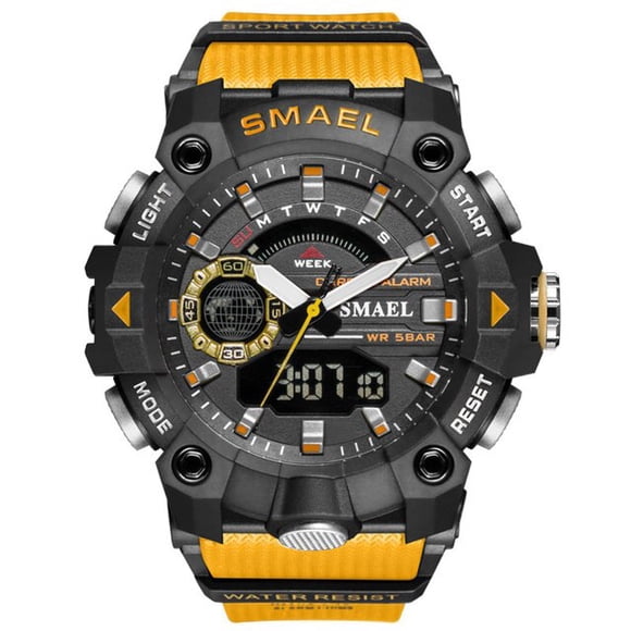 Military Watches Men Sport Watch New 50M Waterproof Wristwatch Stopwatch Alarm LED Light Digital Watches 8040 Men's Sports Watch