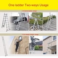 thumbnail image 3 of WINGOMART Telescopic Extension Ladder, Portable Aluminum A-Frame Folding Telescoping Ladder, 3 of 9