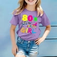 thumbnail image 2 of Chandail à Manches Longues pour Enfants Filles Tenues pour Tout-Petites Fille Carnaval pour Enfants Couleur Imprimée Col Rond T-Shirt à Manches Courtes, 2 of 4