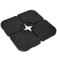 thumbnail image 1 of Outsunny Base de Parasol 4 Pcs avec Verrouillage en U, Remplie d'Eau Ou de Sable, 1 of 10