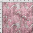 thumbnail image 4 of oneOone Rayon Light Pink Fabric Japanese Craft Projects Decor Fabric Printed By The Yard 56 Inch Wide, 4 of 4