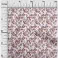 thumbnail image 2 of oneOone Viscose Chiffon Wine Fabric Floral Craft Projects Decor Fabric Printed By The Yard 42 Inch Wide, 2 of 4