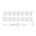 thumbnail image 1 of Yeacher 14 PCS LED Makeup Mirror Lights 3 Color Modes Vanity Mirror Lights Bathroom Mirror Light with USB Cable LED Strip Lights, 1 of 8