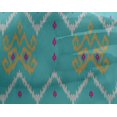 thumbnail image 4 of oneOone Georgette Viscose Fabric Paisley & Chevron Ikat Printed Fabric 1 Yard 42 Inch Wide, 4 of 4