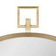thumbnail image 3 of Kate and Laurel Tabb Round Framed Mirror, Gold 24x28, 3 of 8
