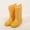 B-Yellow, variant on 2025 Girls Boys Non Slip Kid Rain Boot Kids Rain Boots Child Toddler Girls Boot Shoes Unisex Children Boots