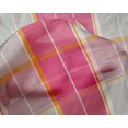 thumbnail image 4 of oneOone Silk Tabby Dark Pink Fabric Madras Check Craft Projects Decor Fabric Printed By The Yard 42 Inch Wide, 4 of 4