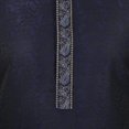thumbnail image 4 of Kurta Pyjama pour Homme Vêtements Inde Mariage Fête (Bleu, G), 4 of 5