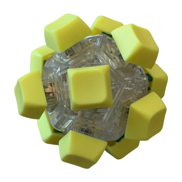 Lipstore Keyboard Fidget Toy Adults Birthday Working Mini Fidget Toy Keyboard Yellow
