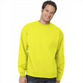 thumbnail image 1 of Hanes P160 Comfort Blend Ecosmart Crew Sweatshirt Size - Large - Safety Green, 1 of 1
