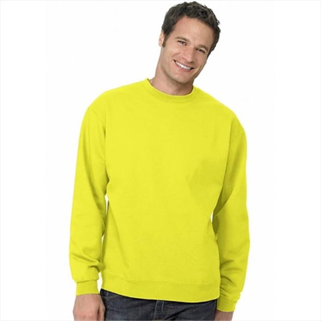 Hanes P160 Comfort Blend Ecosmart Crew Sweatshirt Size - Large - Safety Green
