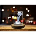 thumbnail image 1 of Le Trophée de Championnat Larry O'Brien Sports Gravé 3D Crystal Cadeau, 1 of 4