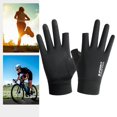 thumbnail image 4 of Women Men Summer Gloves Protection Cool Thin Breathable two finger black, 4 of 8