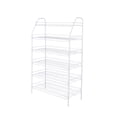 thumbnail image 1 of Mainstays 6 Tier White Metal Shoe Rack and Accessories Storage, 1 of 7