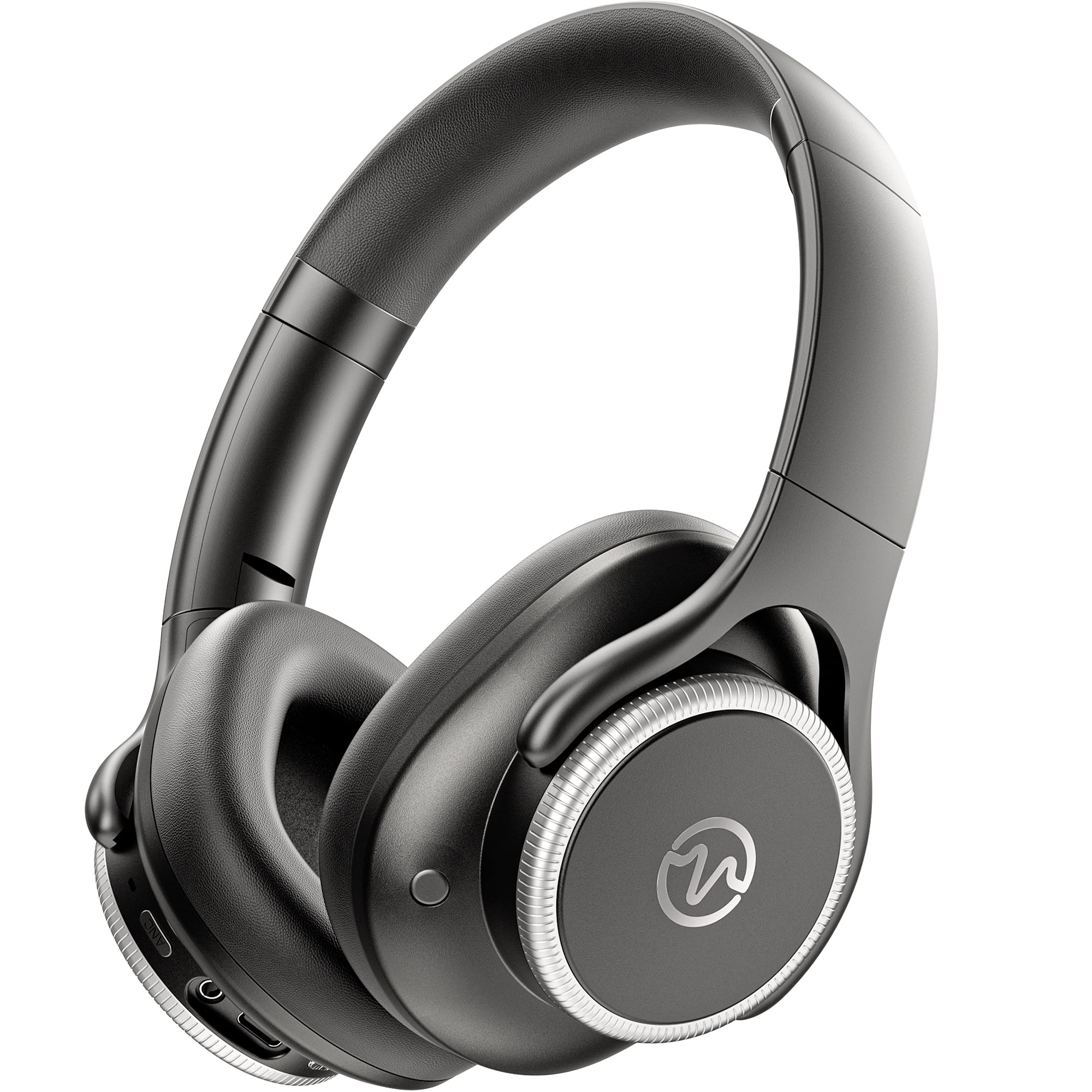 VEATOOL Wireless Over Ear Bluetooth Noise Cancelling Headphones, 60H Playtime,Foldable Design BT 6.0,Hi-Res Audio, Deep Bass,Built-in Mic