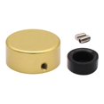 thumbnail image 4 of lionlar Guitar Pedal Footswitch Topper Practical Compact Sturdy Guitar Effects Parts golden cover, 4 of 9