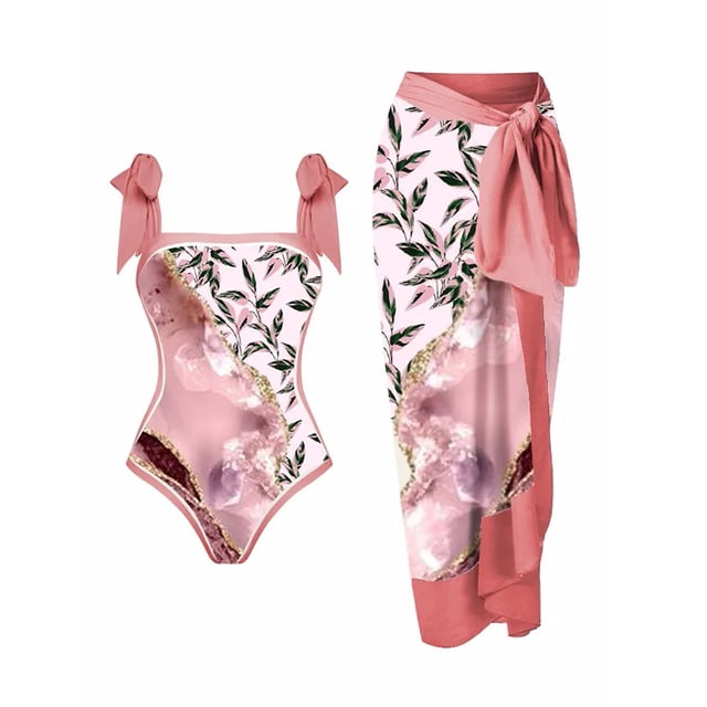Ketyyh-chn99 Maillots de Bain Femmes Robe de Bain pour Femmes Contrôle du Ventre Contrôle du Ventre One Piece Swimsuits Rehausseur Maillots de Bain Rose,P