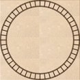 thumbnail image 1 of Ahgly Company Machine Washable Indoor Square Transitional Peru Brown Area Rugs, 4' Square, 1 of 7