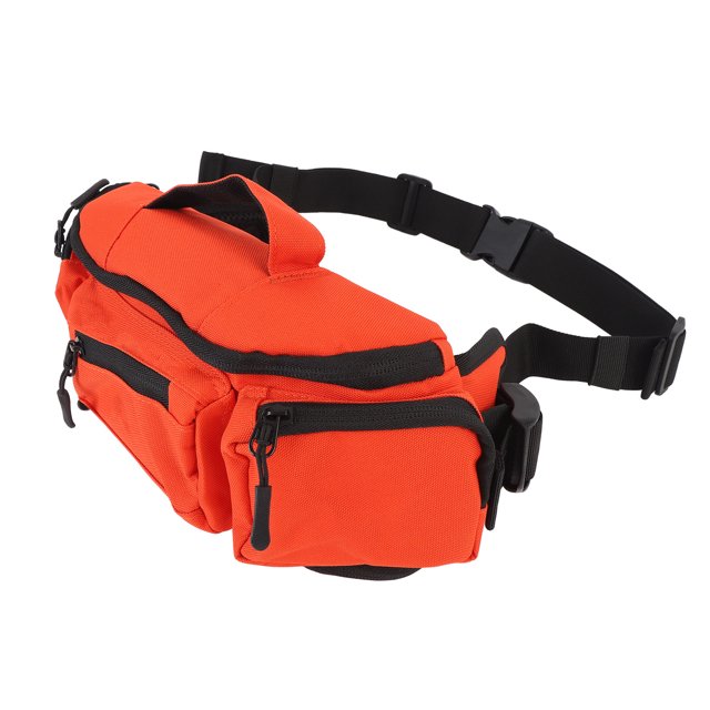 Large Capacity Waist Bag with Multiple Compartments and Back Cushioning Mesh Pad for Travel Hiking Running