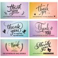thumbnail image 5 of 50Pcs Thank You Cards Small Business, Mini A variety of styles Thank You for Supporting Cards Notes Shopping Holographic Thanks Greeting Cards for Retail Store Owner Goods Customer 2x3.5 Inch, 5 of 5