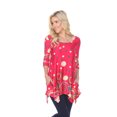 thumbnail image 1 of White Mark Women's 3/4 Sleeve Erie Tunic Top, 1 of 5