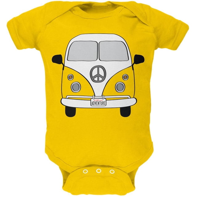 Halloween Travel Bus Costume Camper Adventure Soft Baby One Piece
