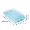 thumbnail image 3 of Shoe Storage Box under $5! CQCYD Transparent Shoe Storage Box, Stackable Shoe Organizer with Vent Holes, Clear Plastic Shoe Cabinet for Closet Shelving, Thickened Shoe Box, 3 of 3