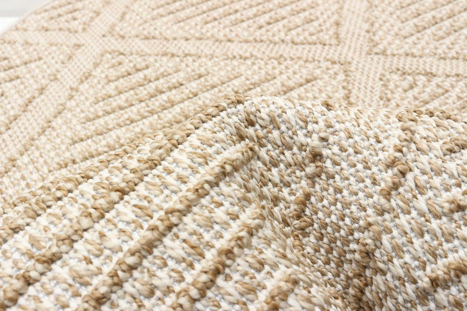 Tapis ECARPET Style Jute pour Chambre à Coucher, Salon