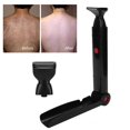 thumbnail image 4 of Long Handle Back Shaver For Men Foldable Back Shaver Rechargeable Body Hair Trimmer,Black Hair Remover, 4 of 9