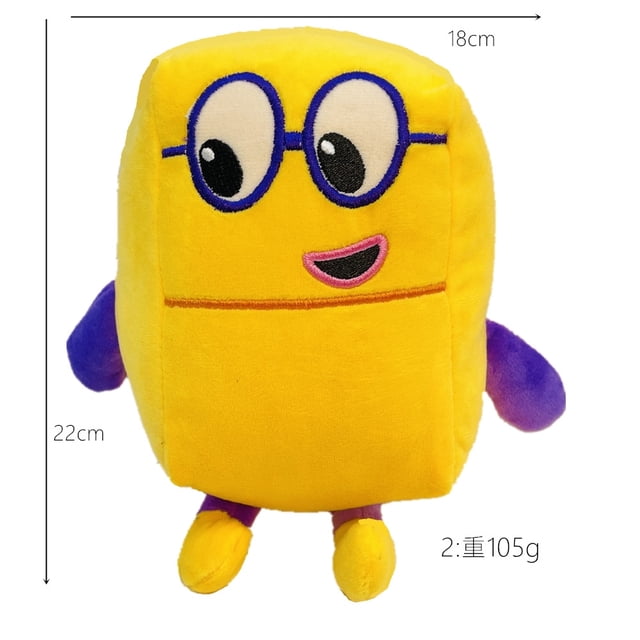 Bingirl Cartoon Numberblocks Plush Doll Toy Stuffed Children Educational Number Blocks Toys For Kids