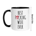 thumbnail image 3 of Hearth & Gear Ceramic Coffee Mug Classic Design Microwave Durable Quality Ideal For Daily Use Divided Glass Food Storage Containers Pottery Mugs Wall Foam Insulation Tumblers Set Wait for It Mug Cups, 3 of 4